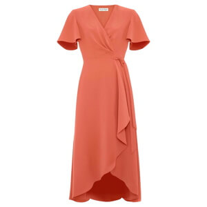 Phase Eight Julissa Orange Wrap Dress 